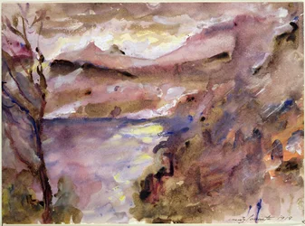 Blick auf den Walchensee, 1919